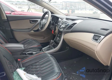 2014 Hyundai Elantra Se z USA, uszkodzony, nr VIN 5NPDH4AEXEH539456